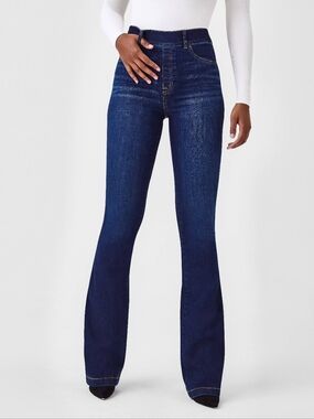 ❤️ SPANX HIGH RISE FLARE SHAPWEAR JEANS, XS (0/25)